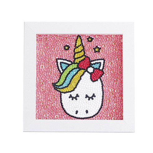 유레카 3D 보석 십자수 DIY 키트 15 x 15 cm, 02 유니콘뿔, 1세트