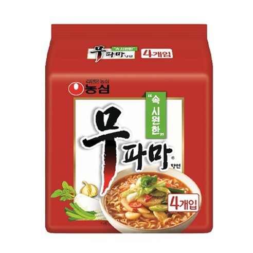 무파마탕면 122g, 4개