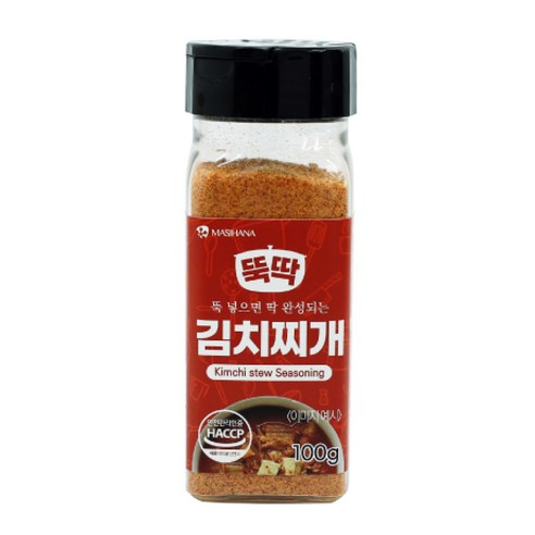 마시하나 뚝딱 김치찌개 시즈닝, 100g, 1개 - 기타조미료 | 쿠팡