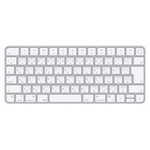 Apple Silicon 장착 Mac용 Magic Keyboard Touch ID 탑재 일본어, 일반형, MK293CJ/A, 혼합색상