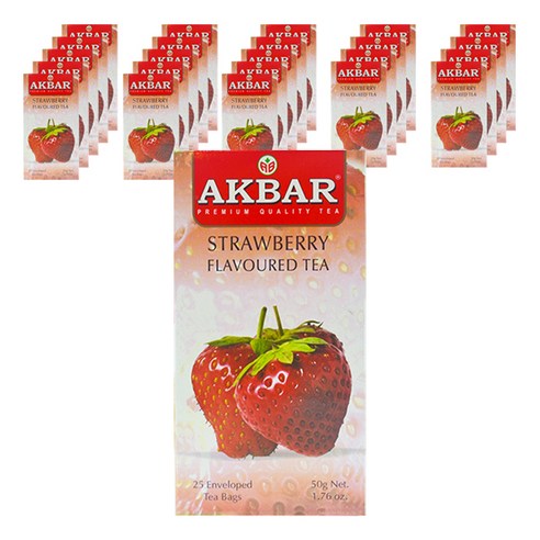 아크바 딸기향 홍차, 2g, 25개입, 24개