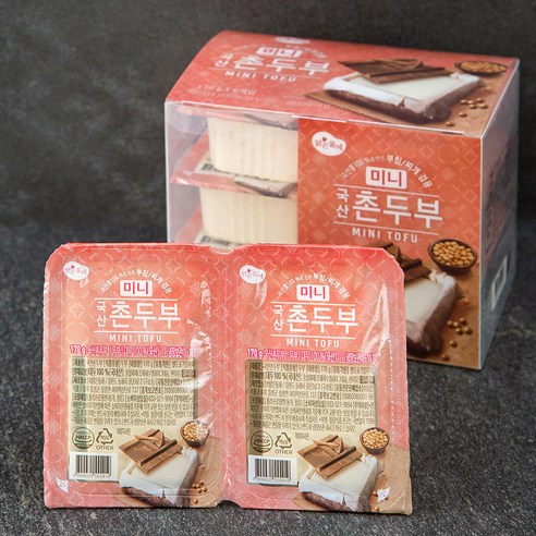 맑은물에 국산 미니촌두부 170g x 6p, 1020g, 1개