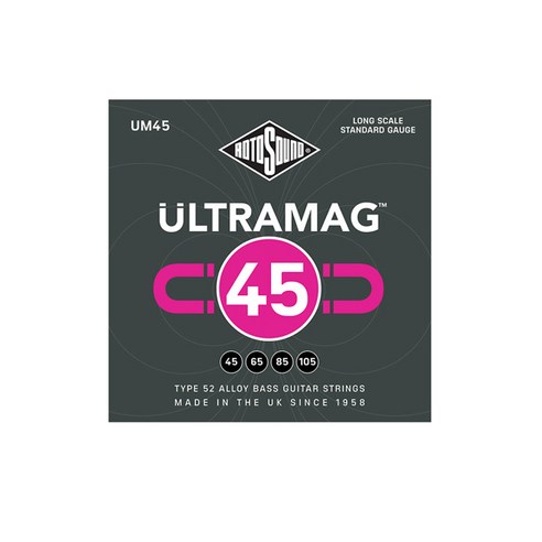로토사운드 4현 베이스 기타 스트링, UM45 Ultramag Bass, 1개