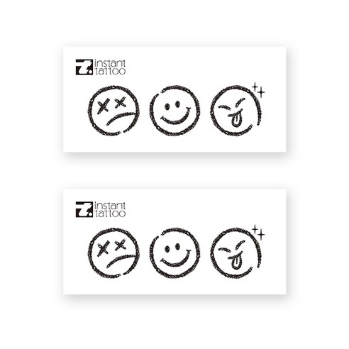 인스턴트타투 베이직, 이모지B, 2개