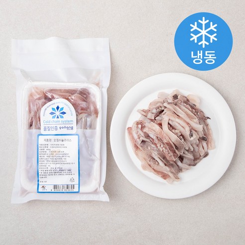 원양산 오징어슬라이스 (냉동), 300g, 2개