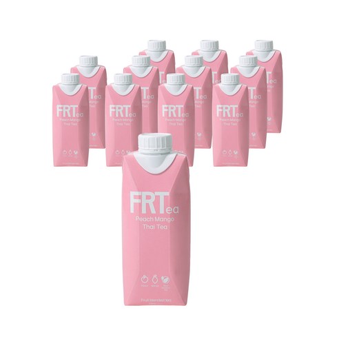 프루티 피치 망고 타이티, 330ml, 12개