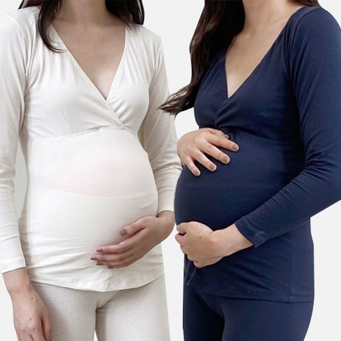 블룸마터니티 면 임산부 내의 2종 세트
