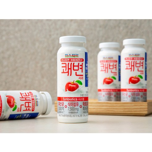 상쾌함과 건강을 위한 파스퇴르 쾌변 사과