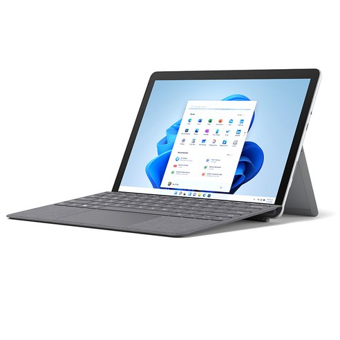 마이크로소프트 Surface Go3 15.5 + 타입커버, 플래티넘(노트북), 플래티넘(커버), P6500Y, 64GB, 4GB, WIN11 Home, 8V6-00010