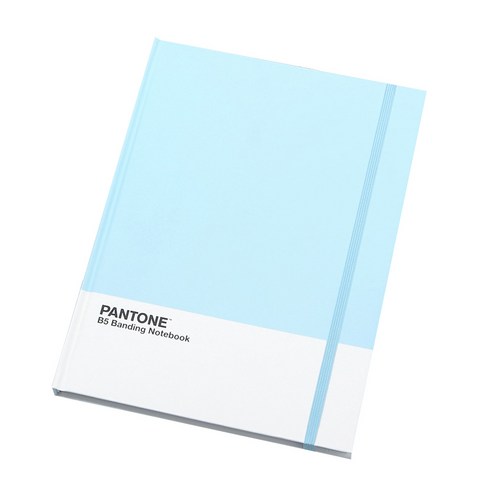 PANTONE 양장 밴딩 노트 B5, 스카이, 1개