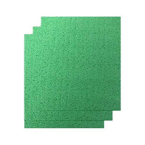 루미미루 주방 접시 수건 17 x 21 cm, 그린, 3개