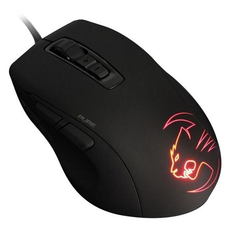 로캣 KONE PURE SEL RGB 게이밍 유선마우스, Black