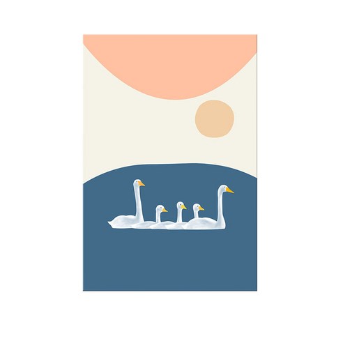 미드센추리 인테리어 캔버스 액자 07 Nature mood
