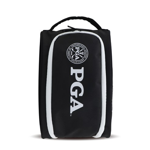 PGA 에센셜 로고 슈즈백 PGA-213은 다양한 기능과 편리한 사용성을 갖춘 골프용 보스턴백입니다.