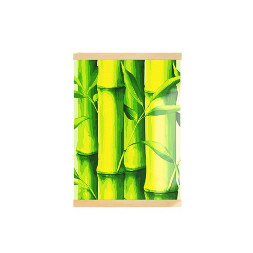 아트조이 DIY 행잉 명화그리기 족자형 30 x 40 cm, 행운의 왕죽도