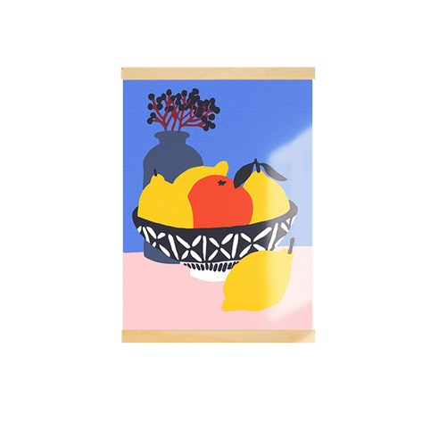 아트조이 DIY 행잉 명화그리기 족자형 30 x 40 cm, 시트러스, 1개