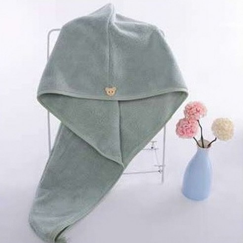 더블 레이어 헤어 드라이어캡 싱글버클, 03 연한 초록색, 1개