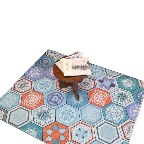 홈아트 패턴 코일매트 80 x 60 x 1.5 cm, 뉴06, 1개
