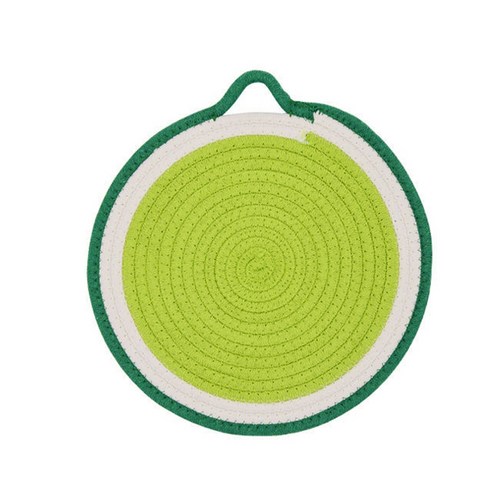하이어데코 북유럽풍 과일 디자인 냄비받침 30 x 30cm, 1개