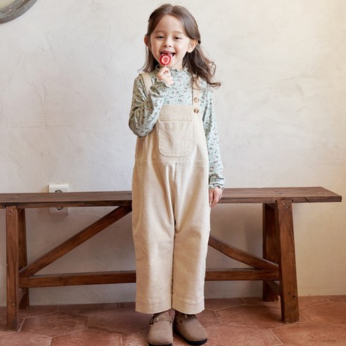 베베쥬 아동용 데일리오버롤팬츠