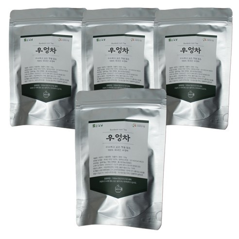 우엉차 지퍼백, 50g, 1개입, 4개