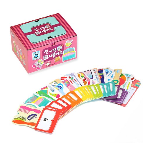 첫시작 사물카드, 혼합색상 단어카드 Best Top5