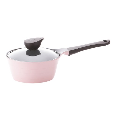 네오플램 에콜론 일라 편수냄비, 로맨틱 핑크, 18cm