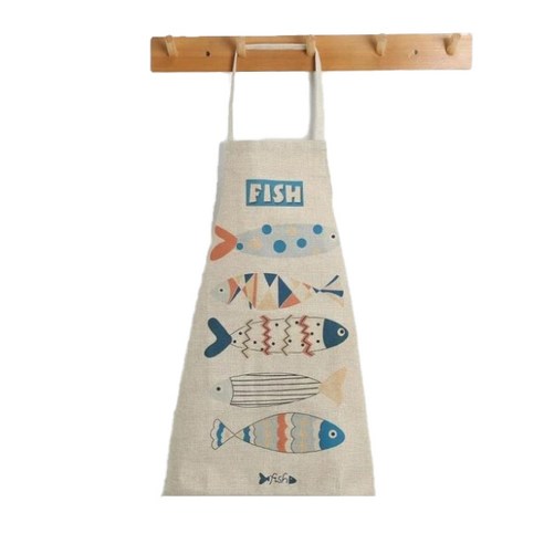 에이스 피시 그릴 주방 앞치마 58 x 68 cm, A03, 1개