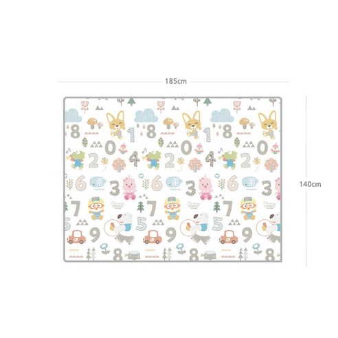 안전하고 즐거운 놀이 공간, 파크론 웰빙 뽀로로 숫자놀이 놀이방매트로!