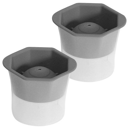 실리가든 실리콘 둥근볼 아이스 트레이 1구 2p, 그레이