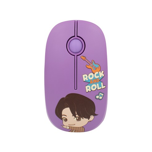 타이니탄 다이너마이트 무소음 무선마우스 TinyTAN-RMS-D-Jung Kook, 정국(Jung Kook)-퍼플, purple(Jungkook)