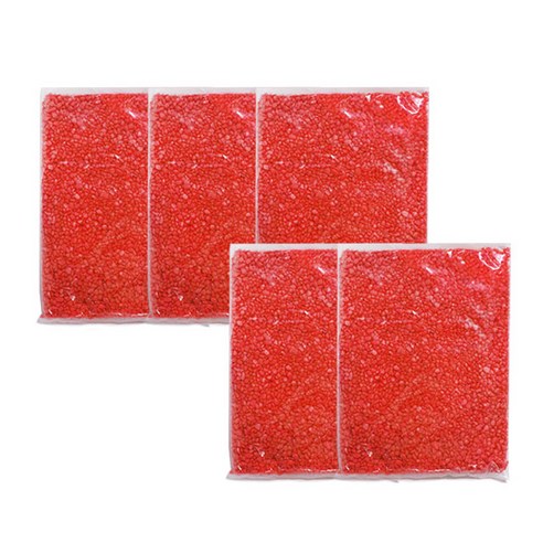 미미네스톤 칼라샌드 자갈 1kg, 빨강색, 5개