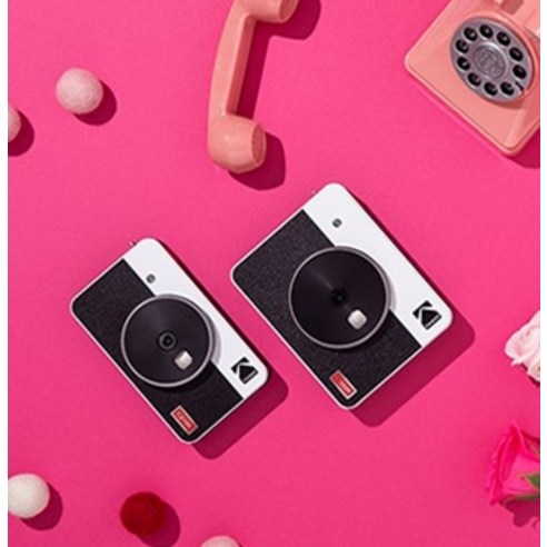 코닥 미니샷 3 레트로 즉석 카메라 C300R + 7.6cm 카트리지 60p, 1개, C300R(화이트)