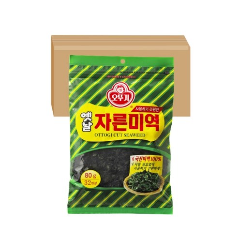 오뚜기 옛날 자른 미역, 80g, 20개