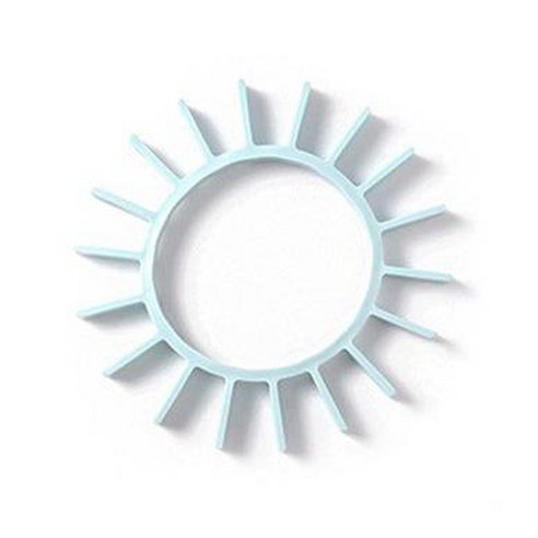 생활단짝 실리콘 디너 플레이트 매트, 스카이, 1개