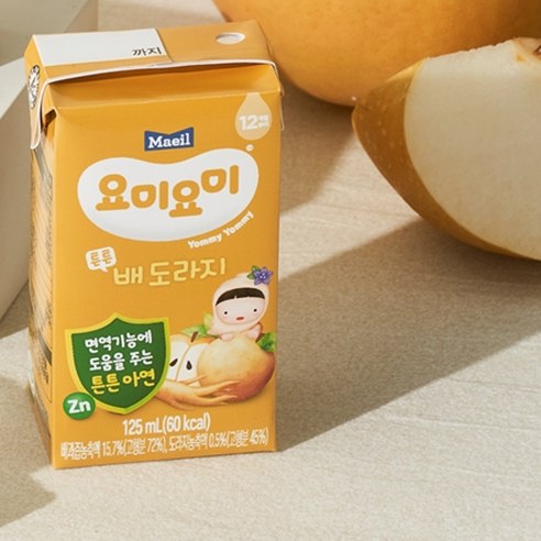 든든한 영양과 상쾌한 맛이 조화된 요미요미 튼튼주스