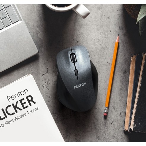 펜톤 클리커 6버튼 무소음 무선 버티컬 마우스 CLICKER