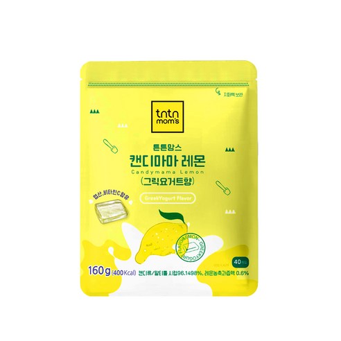 튼튼맘스 캔디마마 레몬 그릭요거트향 40p, 160g, 1개