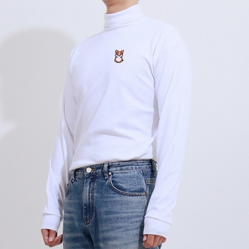the venhit 中性 時尚 休閒 服裝 頂部 高領毛衣 針織 毛衣 中性