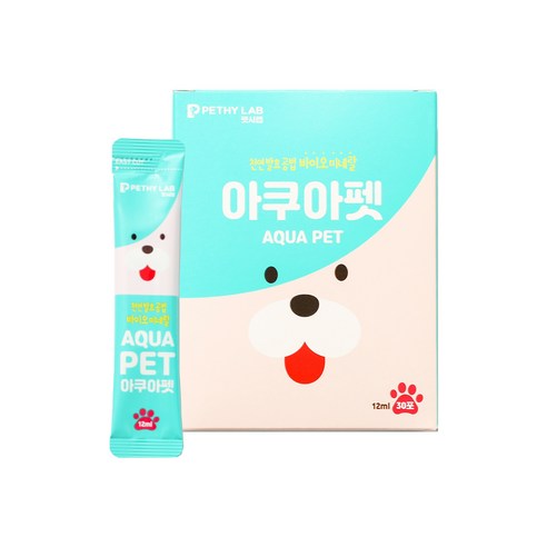 펫시랩 강아지 아쿠아펫 영양제, 장건강/유산균, 1개
