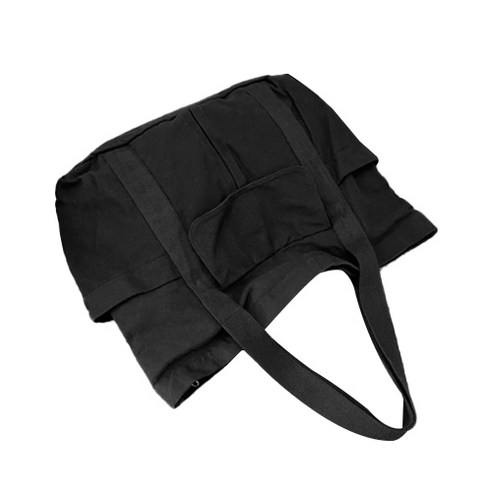 JCP 멀티 앤 심플 포켓 기저귀 빅백, 블랙, 길이 49cm x 높이 34cm x 폭 15cm