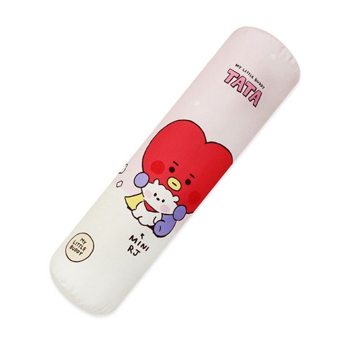 BT21 리틀버디 원형 롱 바디필로우, 타타