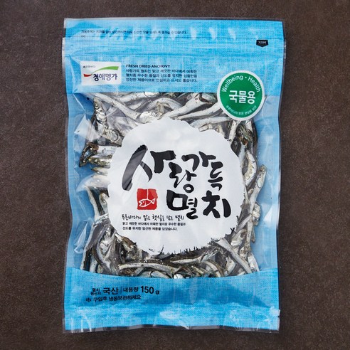 청해명가 사랑가득멸치 국물용, 150g, 2개