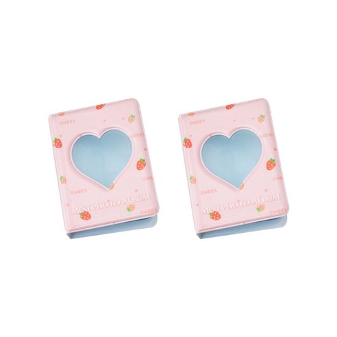Healingcare 콜렉트북 탑로더 포카슬리브 2p, 03 딸기 토끼 하트, 20매