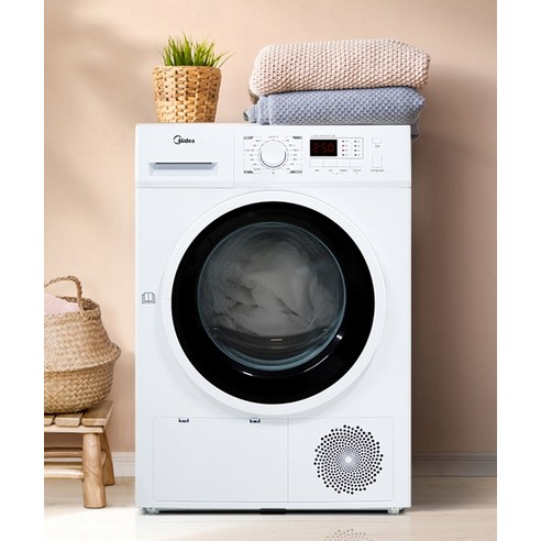 가정에서 완벽한 세탁 솔루션을 제공하는 미디어 히트펌프 의류건조기와 미디어 인버터 루나 드럼세탁기
