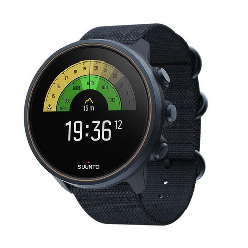 스타일과 실용성을 모두 갖춘 순토 남성용 순토 9 바로 티타늄 나토 손목시계