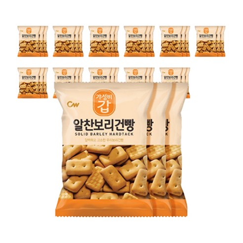 청우식품 알찬보리건빵, 65g, 36개