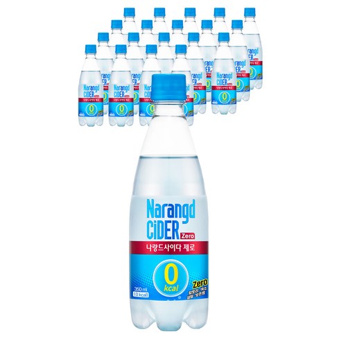 나랑드 사이다 제로, 20개, 350ml