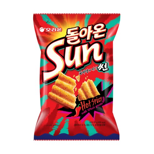 오리온 돌아온 썬 핫스파이시, 80g, 1개