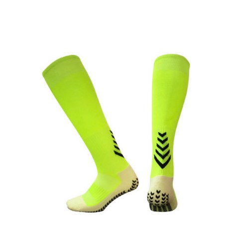 HnEx 장목 논슬립 스포츠양말, 형광그린